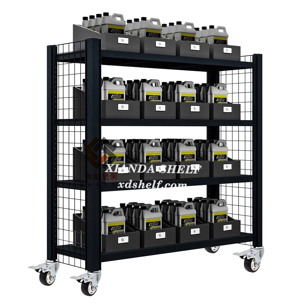 Cleaning Equipment Product Rack Display Wall Shelf Retail Store Car Accessories ODM