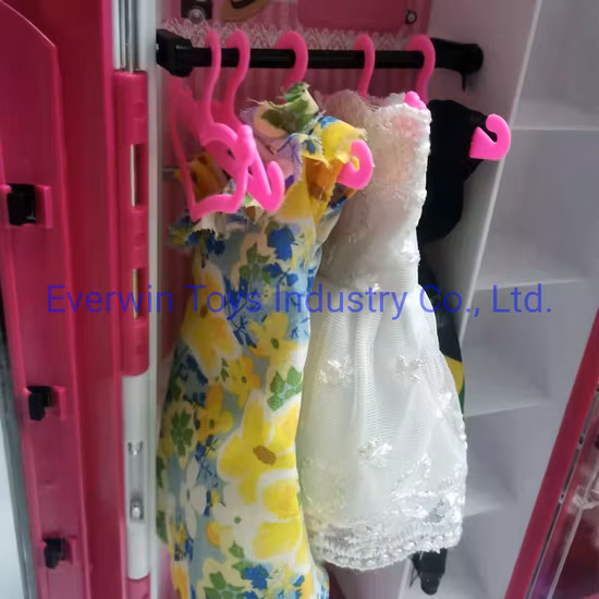 Vestido infantil para rack de roupas